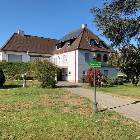 Gaestehaus An Der Rheinbruecke Altlussheim Extérieur photo
