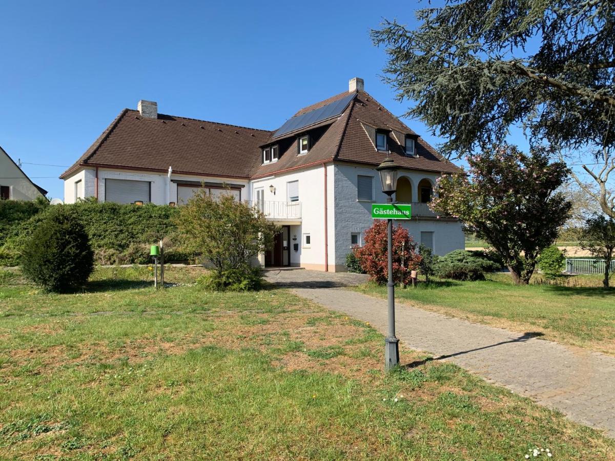 Gaestehaus An Der Rheinbruecke Altlussheim Extérieur photo